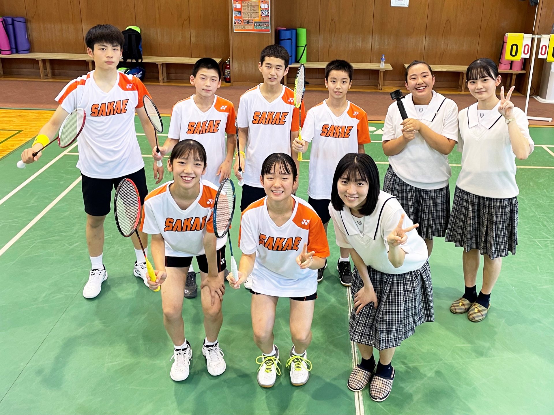 TBS「THE TIME,」に中学バドミントン部が出演します - 埼玉栄